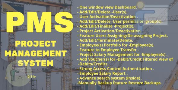 PMS - Project Management System